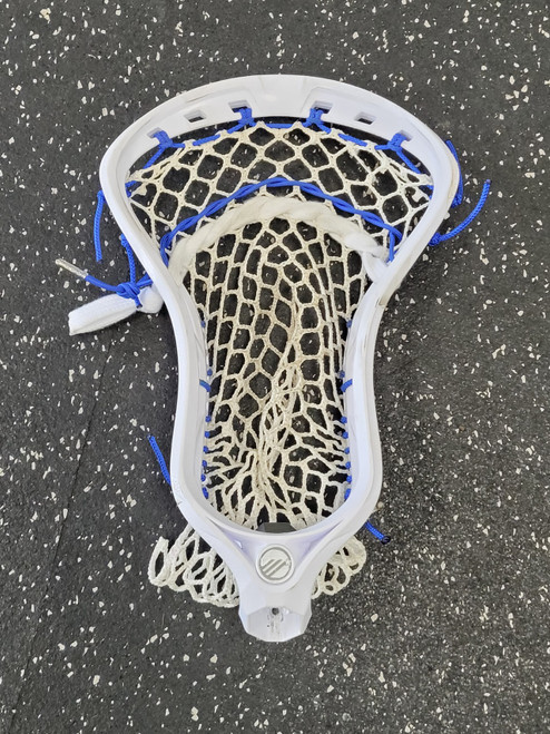 Vist Large View of Product Image Which is Used Maverik OPTIK 3 Mens Lacrosse Head White