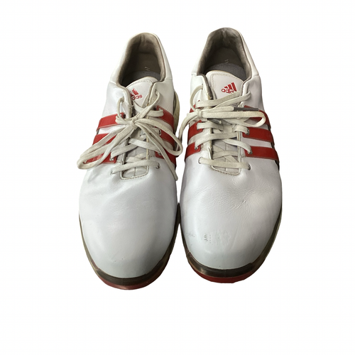 Vist Large View of Product Image Which is Used Adidas BOOST Mens Golf Shoes White Senior 10