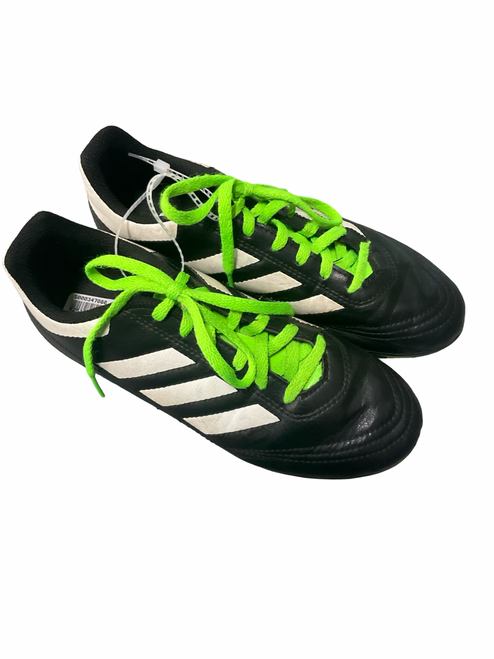 Vist Large View of Product Image Which is Used Adidas Soccer Cleats Black Junior 03.5