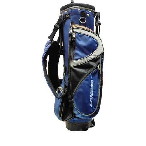 Vist Large View of Product Image Which is Used Intech LANCER Jr Stand Bag Navy Blue