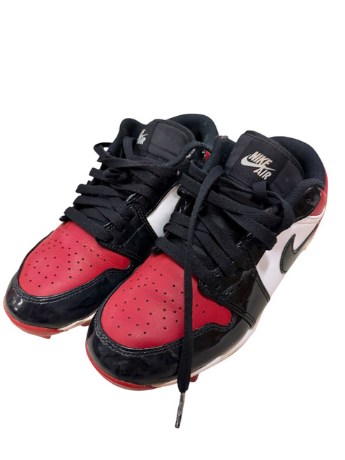 Vist Large View of Product Image Which is Used Nike AIR JORDAN BB/SB Cleats Red Junior 05