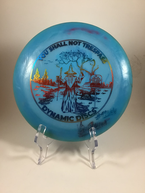 Vist Large View of Product Image Which is Used Dynamic Discs LUCID TRESPASS Disc Golf Driver Royal Blue 175g