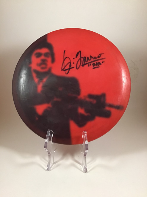 Vist Large View of Product Image Which is Used Discraft ESP IMPACT Disc Golf Mid Range Red 175g