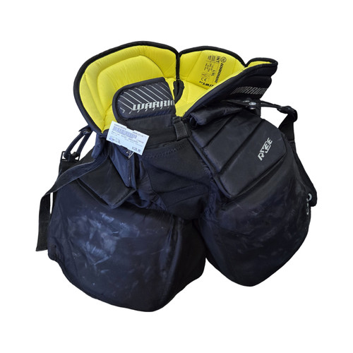 Vist Large View of Product Image Which is Used Warrior RX3E+ BREEZERS Inter Goalie Pant Black L/XL