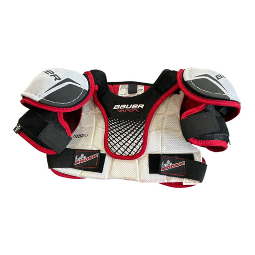 Vist Large View of Product Image Which is Used Bauer VAPOR LIL ROOKIE SP YTH SM Youth Shoulder Pads SM