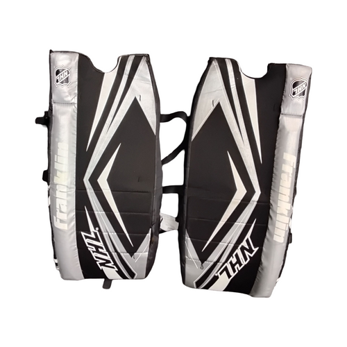 Vist Large View of Product Image Which is Used Franklin GP 120 Street Leg Pads Grey SM