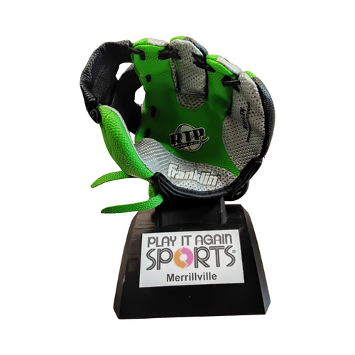 Vist Large View of Product Image Which is Used Franklin RTP 8.5N BB/SB Glove T-ball Green 8"
