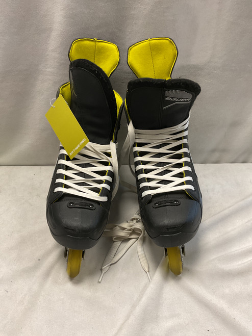 Vist Large View of Product Image Which is Used Bauer RS ROLLER HOCKEY SKATES Senior Roller Quad Skates Black Senior 11