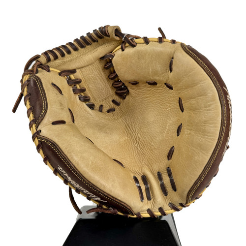 Vist Large View of Product Image Which is Used Akadema PRO SOFT APM241 Catchers Mitt RH Throw 33"