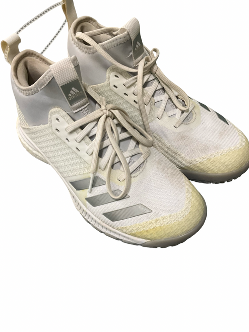 Vist Large View of Product Image Which is Used Adidas VB Shoes Adult White Senior 6.5