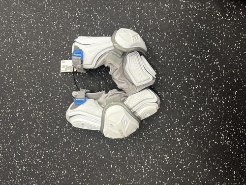 Vist Large View of Product Image Which is Used True FREQUENCY Lacrosse Arm Pads/Guards White SM