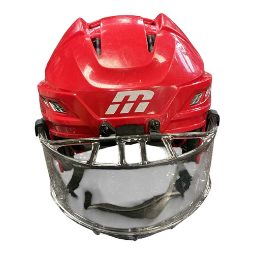 Vist Large View of Product Image Which is Used Cascade M11 Helmet Full Visor Combo Red SM