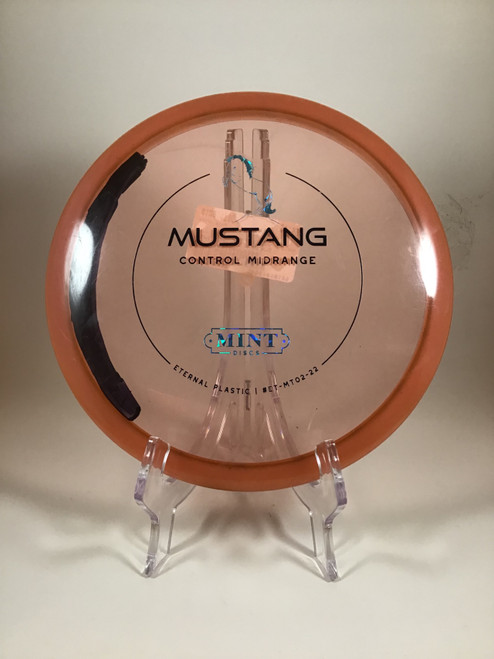 Vist Large View of Product Image Which is Used Mint ETERNAL MUSTANG Disc Golf Mid Range Pink 178g