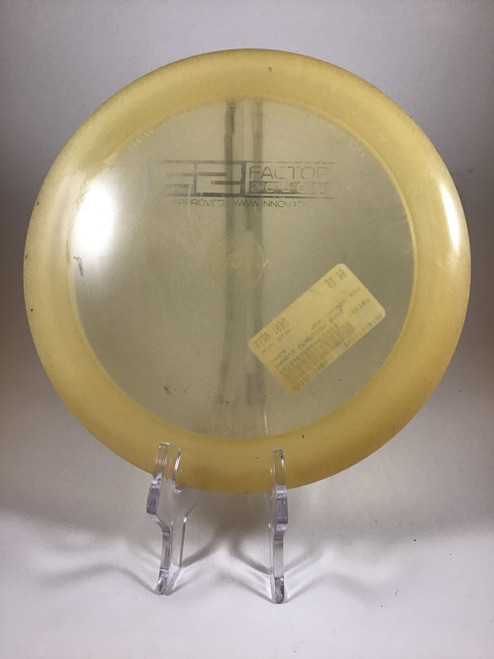 Vist Large View of Product Image Which is Used Innova CHAMPION BOSS Disc Golf Driver White 169g