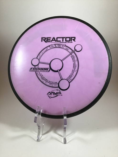 Vist Large View of Product Image Which is Used MVP FISSION REACTOR Disc Golf Mid Range Purple 174g