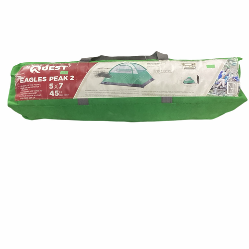 Vist Large View of Product Image Which is Used Quest EAGLES PEAK 1 & 2 Man Tent Green 2-person