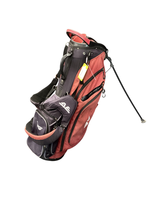 Vist Large View of Product Image Which is Used EG Mens Golf Stand Bag Red