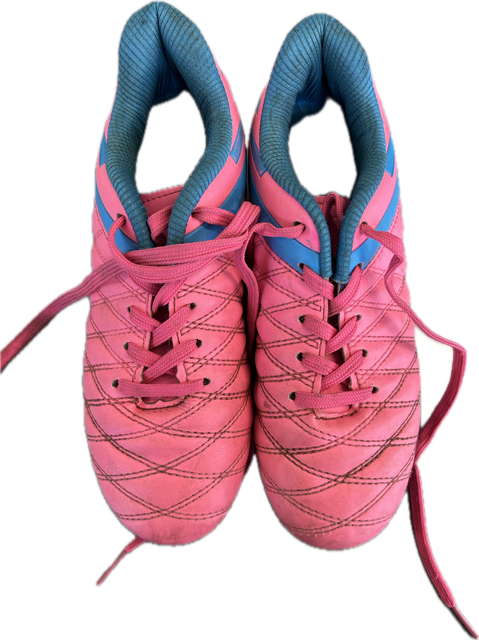 Vist Large View of Product Image Which is Used Soccer Cleats Pink Junior 02