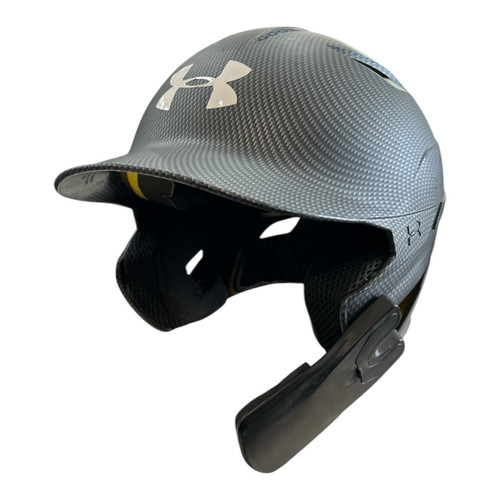 Vist Large View of Product Image Which is Used Under Armour UABH2-100 6 1/2 - 7 1/2 W/JAW Batting Helmet No Mask Graphite One Size