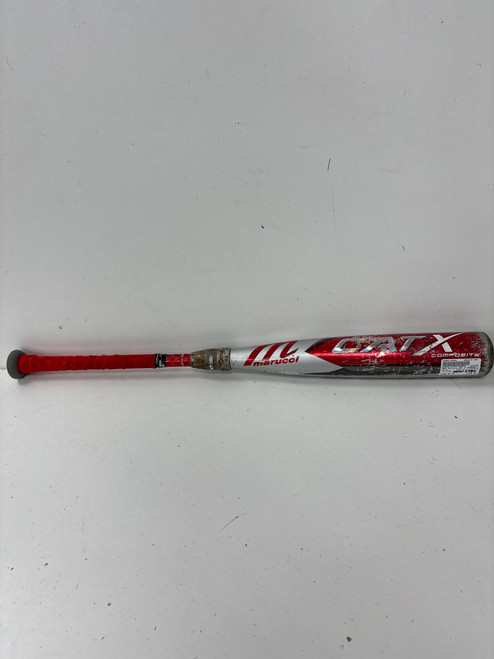 Vist Large View of Product Image Which is Used Marucci CAT X COMPOSITE BB/SB USSSA 2 3/4 Bat 30" Drop 8 22oz (new= $480)