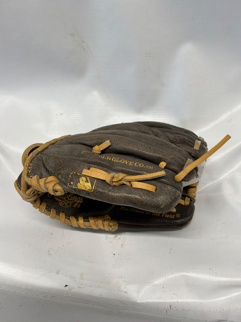 Vist Large View of Product Image Which is Used Rawlings HIGHLIGHT SERIES BB/SB Glove LH Throw Brown 10 1/2"