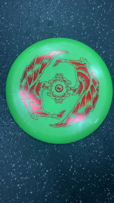 Vist Large View of Product Image Which is Used Innova MAKO Disc Golf Mid Range Green