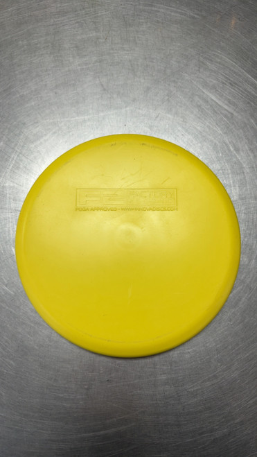 Vist Large View of Product Image Which is Used Innova INVADER Disc Golf Putter Yellow