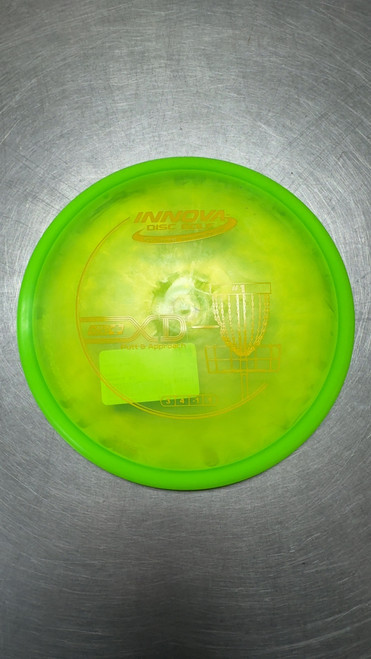 Vist Large View of Product Image Which is Used Innova XD Disc Golf Putter Green