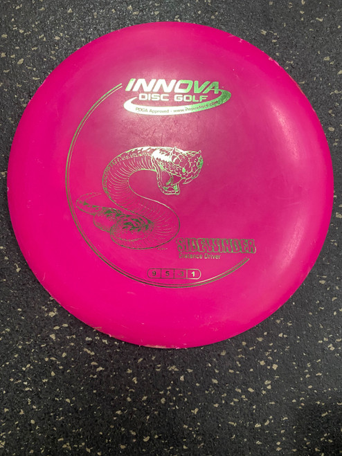 Vist Large View of Product Image Which is Used Innova SIDEWINDER Disc Golf Driver Purple