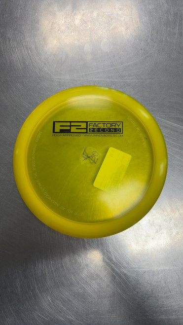 Vist Large View of Product Image Which is Used Innova BEAST Disc Golf Driver Yellow