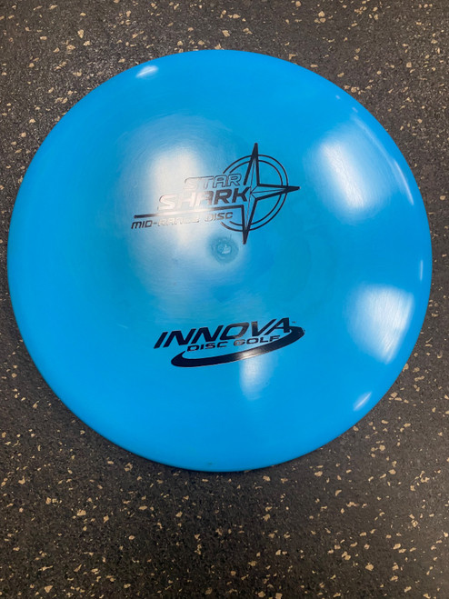 Vist Large View of Product Image Which is Used Innova SHARK Disc Golf Driver Royal Blue