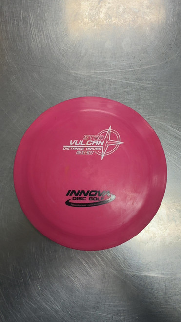 Vist Large View of Product Image Which is Used Innova VULCAN Disc Golf Driver Pink