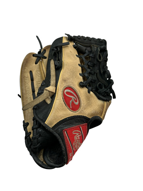 Vist Large View of Product Image Which is Used Rawlings GGE115MTCBPT LHT GLOVE BB/SB Glove LH Throw Black And Natural 11 1/2"