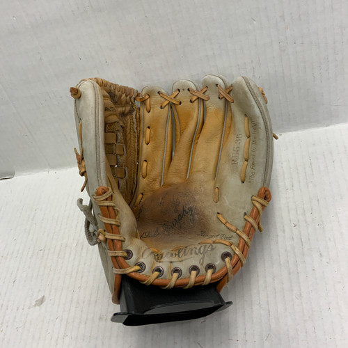 Vist Large View of Product Image Which is Used Rawlings RBG-36 BB/SB Glove RH Throw Brown 12"