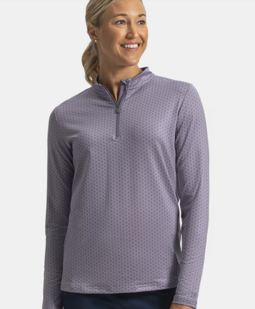 Vist Large View of Product Image Which is Salesman Sample Footjoy Womens Golf Sun Protection 1/4 Zip  - SMALL - Never Worn!!