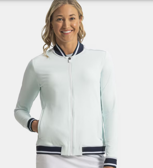 Vist Large View of Product Image Which is Salesman Sample Footjoy Womens Golf Track Jacket - SMALL - Never Worn!!