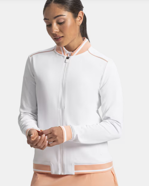 Vist Large View of Product Image Which is Salesman Sample Footjoy Womens Golf Track Jacket - SMALL - Never Worn!!