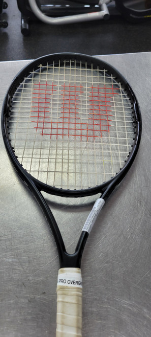 Vist Large View of Product Image Which is Used Wilson PROSTAFF 25 Junior Tennis Racquet Black 25"