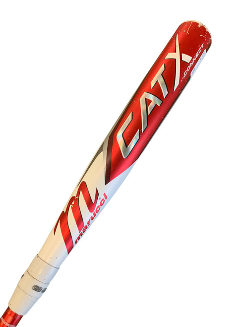 Vist Large View of Product Image Which is Used Marucci CAT X CONNECT BB/SB High School -3 Bat 33"