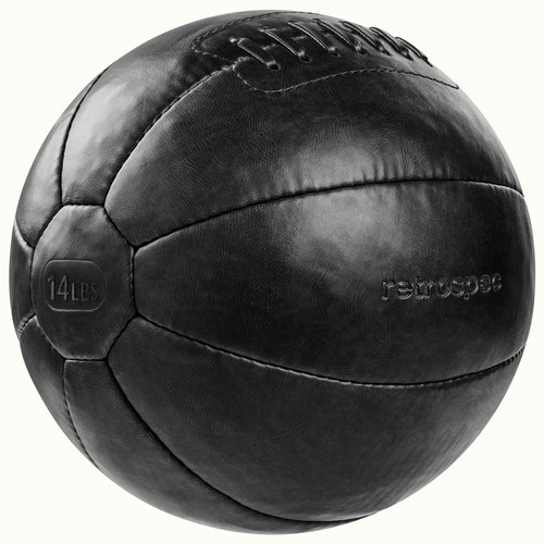 Vist Large View of Product Image Which is New MEDICINE BALL 14 LB BLACK