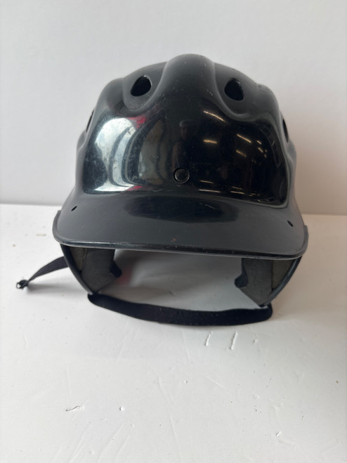 Vist Large View of Product Image Which is Used Wilson BASEBALL HELMET Batting Helmet No Mask Black S/M