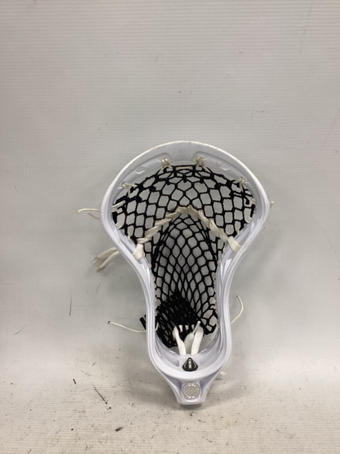 Vist Large View of Product Image Which is Used Maverik TACKTIK 3 STRUNG Mens Lacrosse Head White