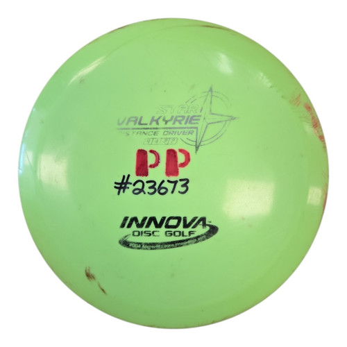Vist Large View of Product Image Which is Used Innova VALKYRIE Disc Golf Driver Green 174g