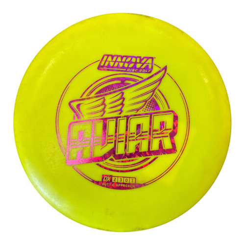 Vist Large View of Product Image Which is Used Innova AVIAR Disc Golf Putter Yellow 150g