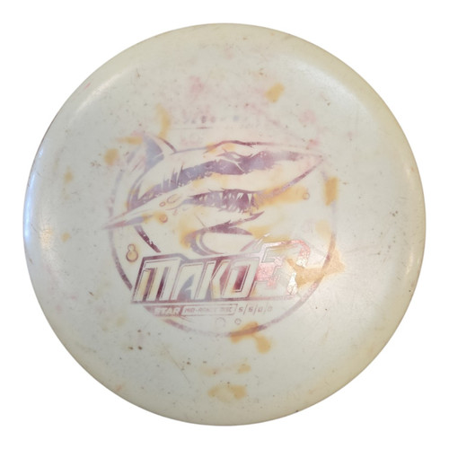 Vist Large View of Product Image Which is Used Innova MAKO3 Disc Golf Mid Range White 177g