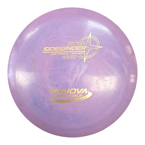 Vist Large View of Product Image Which is Used Innova SIDEWINDER Disc Golf Driver Purple 171g