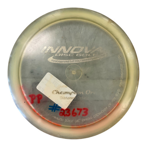 Vist Large View of Product Image Which is Used Innova ORC Disc Golf Driver White 171g