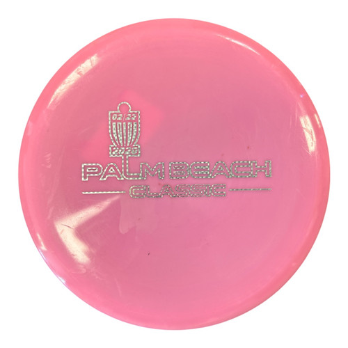 Vist Large View of Product Image Which is Used Discraft BUZZ Disc Golf Mid Range Pink 180g