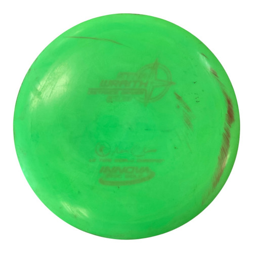 Vist Large View of Product Image Which is Used Innova WRAITH Disc Golf Driver Green 177g