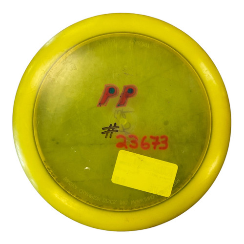 Vist Large View of Product Image Which is Used Innova WRAITH Disc Golf Driver Yellow 177g